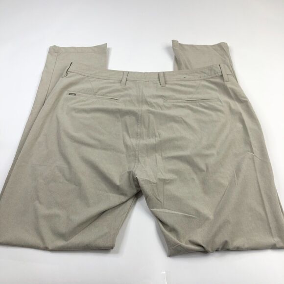 Linksoul 38L TALL (Fits 40W 33.5L) Mens Athletic Active Golf Pants Beige - Picture 1 of 9